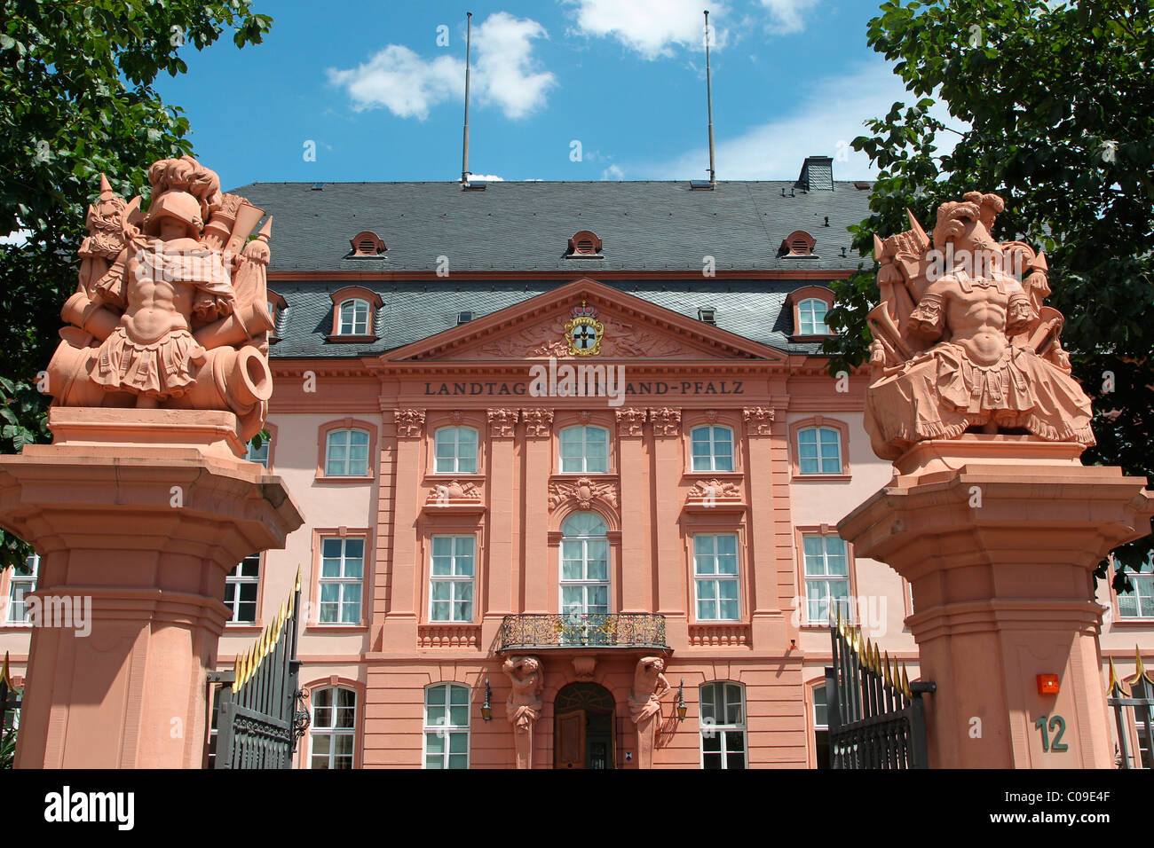 Die rheinland-pfälzischen Landtag Landtag in Mainz, Rheinland-Pfalz, Deutschland, Europa Stockfoto