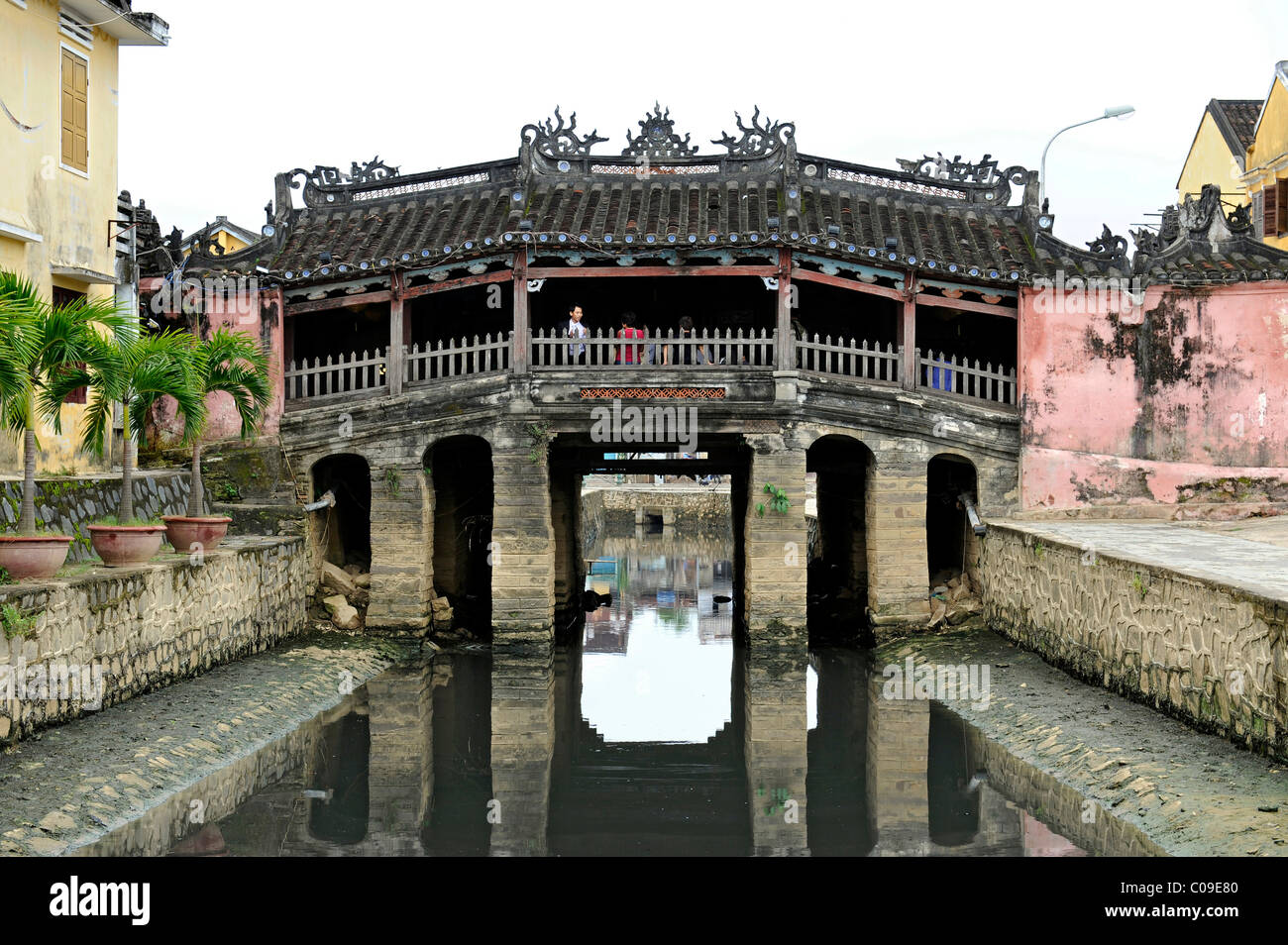 Japanische Brücke Chua Cau, Hoi an, Quang Nam, Zentral-Vietnam, Vietnam, Südostasien, Asien Stockfoto