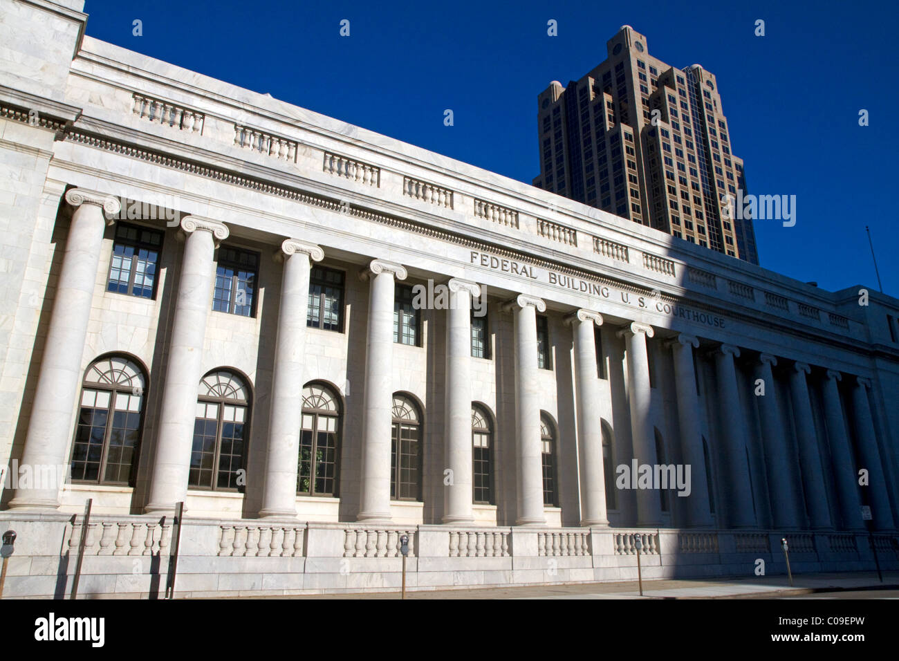 Robert S. Vance Federal Building und United States Courthouse befindet sich auf 1800 5th Avenue North in Birmingham, Alabama, USA. Stockfoto