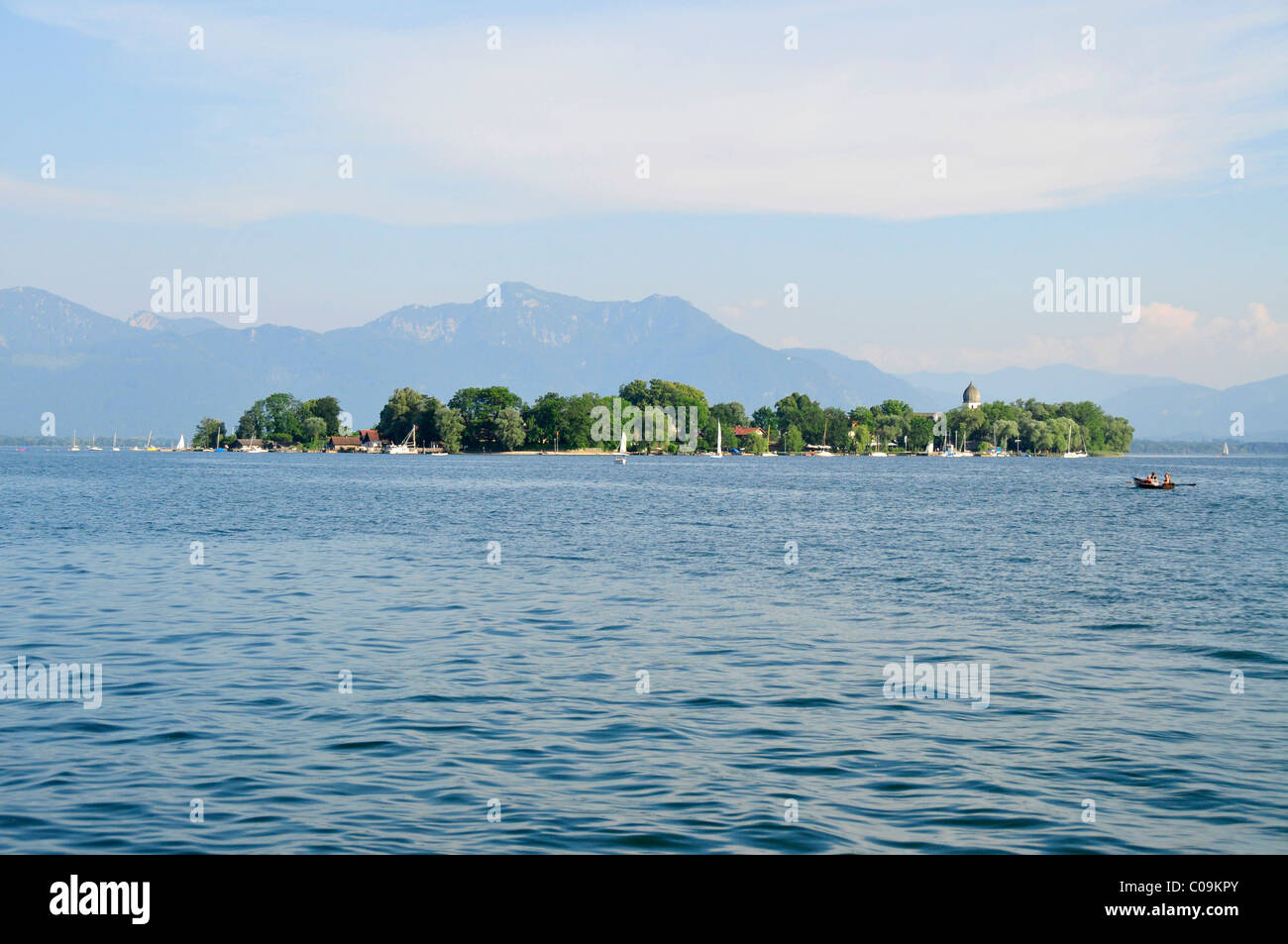 Fraueninsel, Frauen Insel, See Chiemsee, Chiemgau, Bayern, Deutschland, Europa Stockfoto