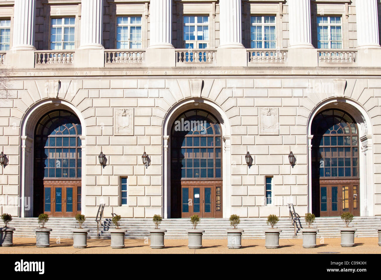 IRS-Gebäude in Washington, D.C. Stockfoto