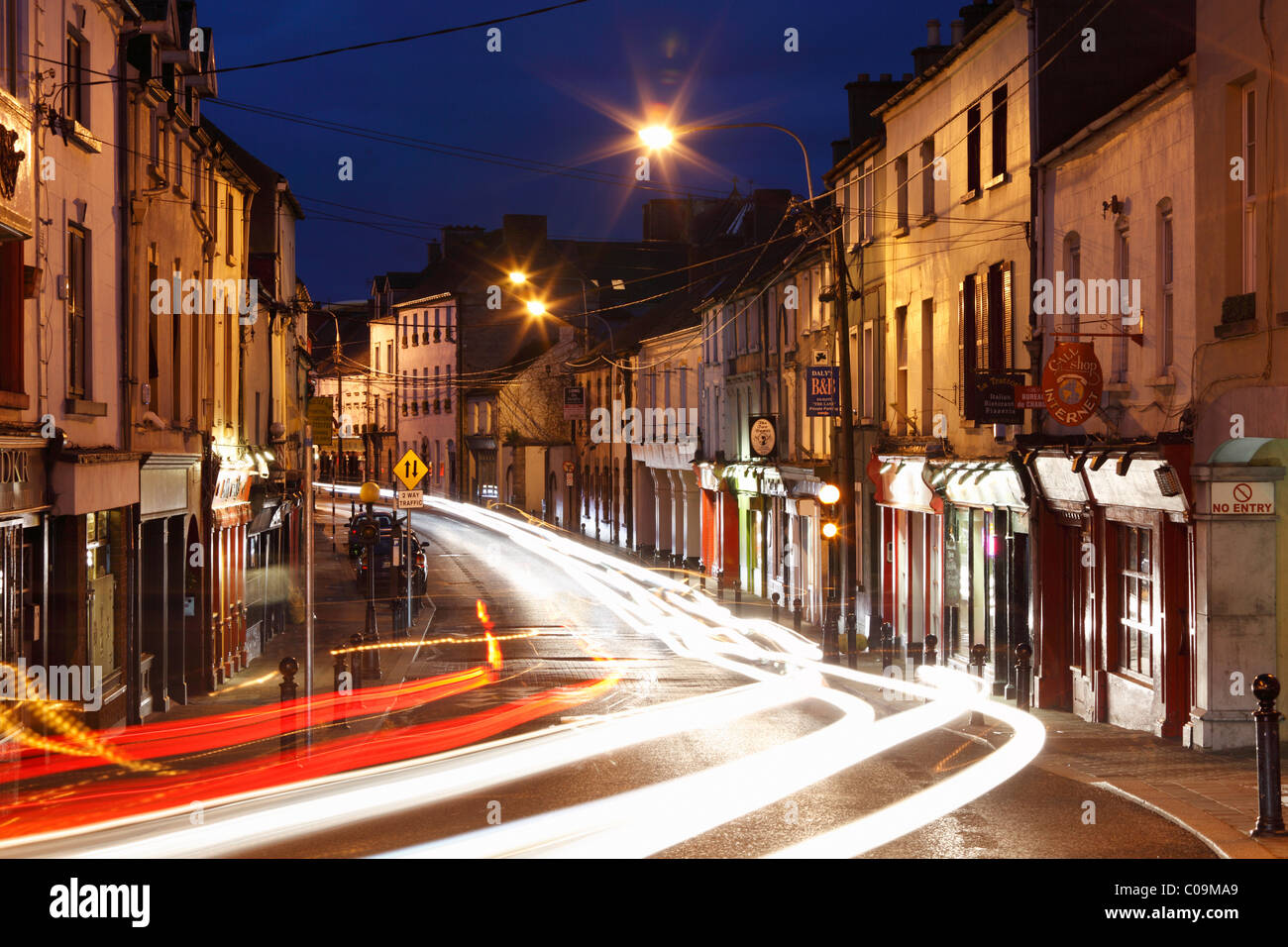 Die Innenstadt von Kilkenny, Grafschaft Kilkenny, Republik von Irland, britische Inseln, Europa Stockfoto