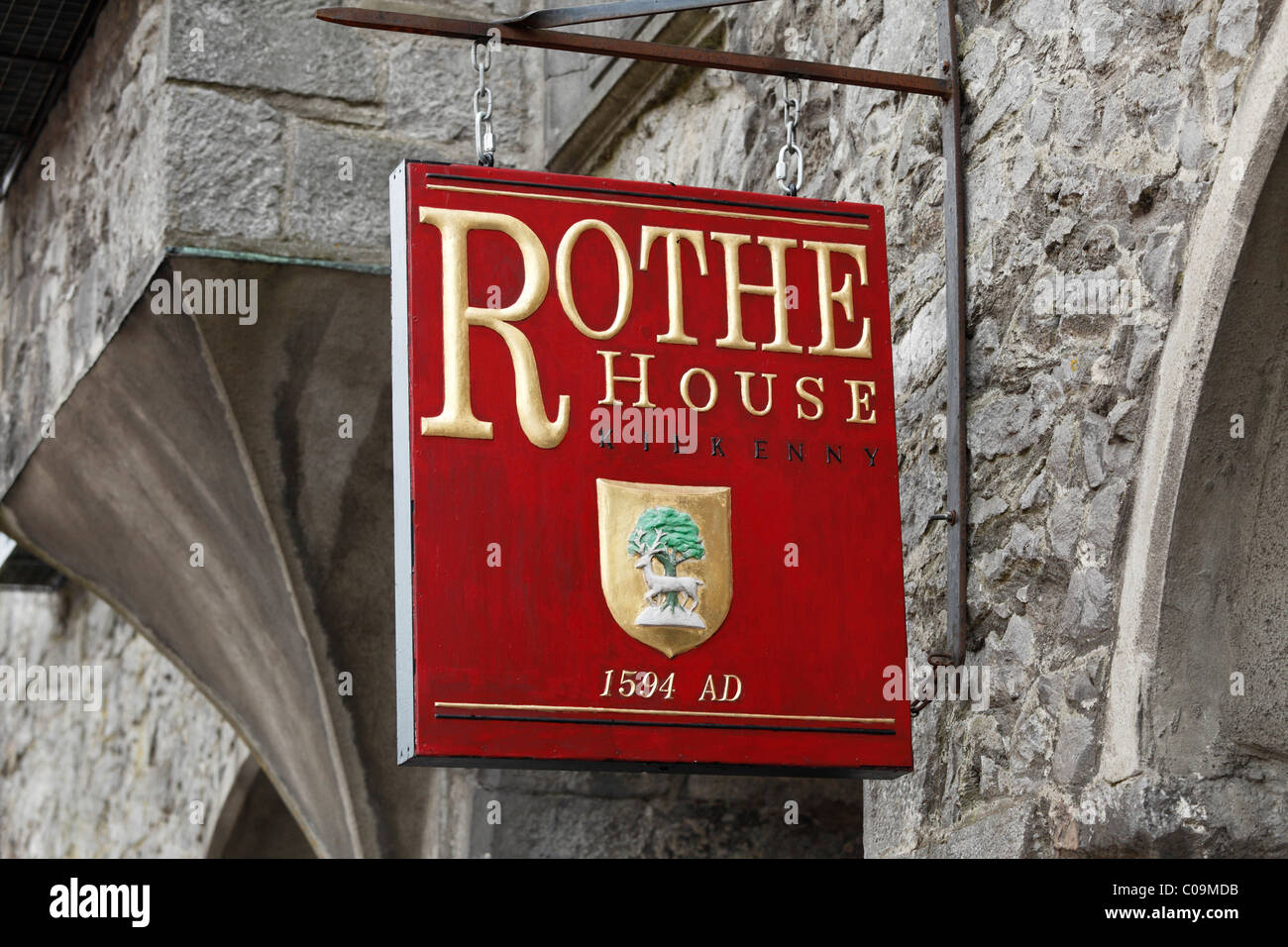 Rothe Haus, Kilkenny, Grafschaft Kilkenny, Irland, britische Inseln, Europa Stockfoto