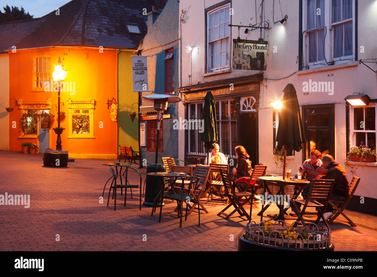 Abend in der Mitte von Kinsale, County Cork, Irland, britische Inseln, Europa Stockfoto
