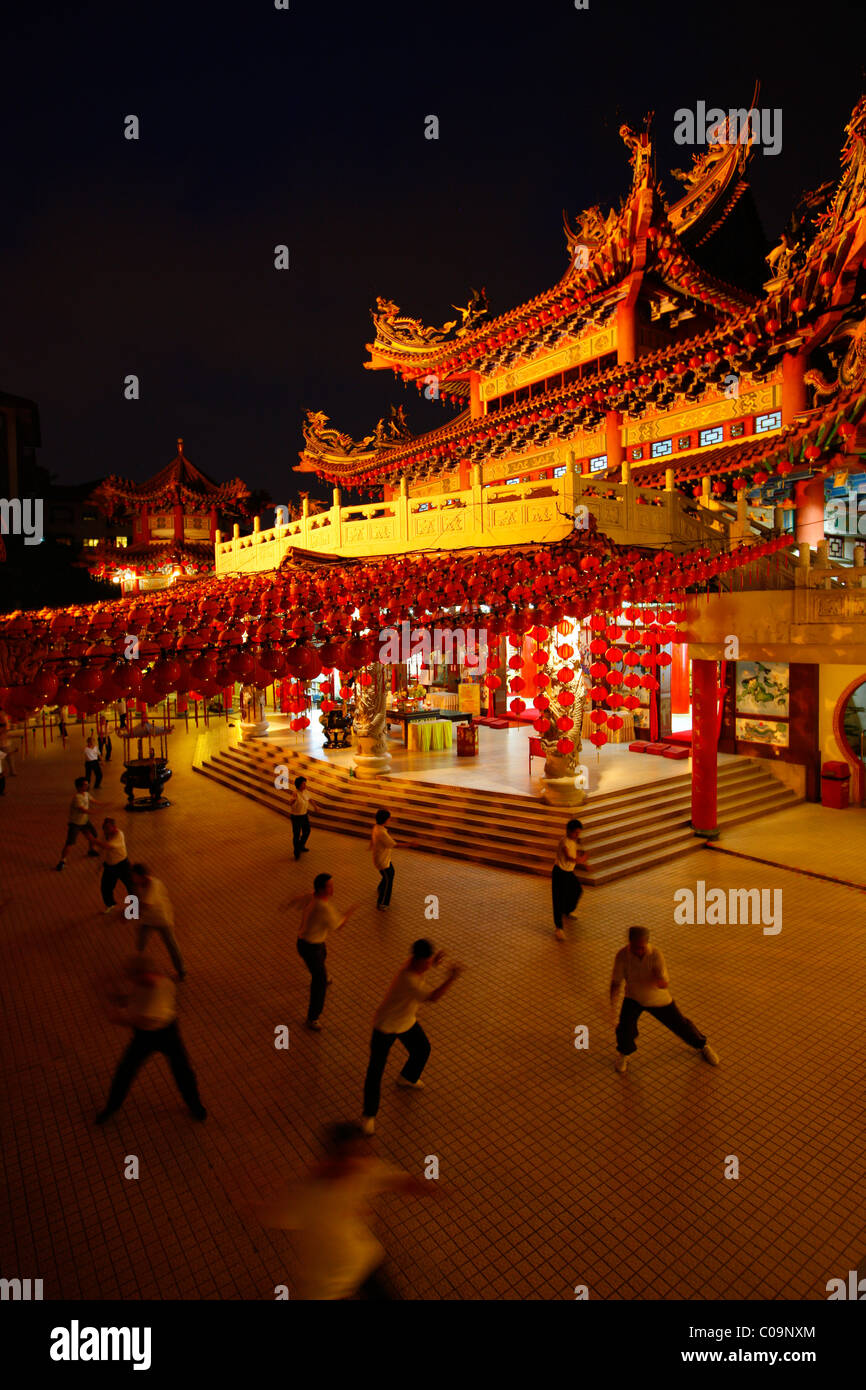 T ' ai Chi Ch'uan, Tai Chi Chuan, chinesische Kampfkunst, chinesische Thean Hou Tempel, Kuala Lumpur, Malaysia, Asien Stockfoto