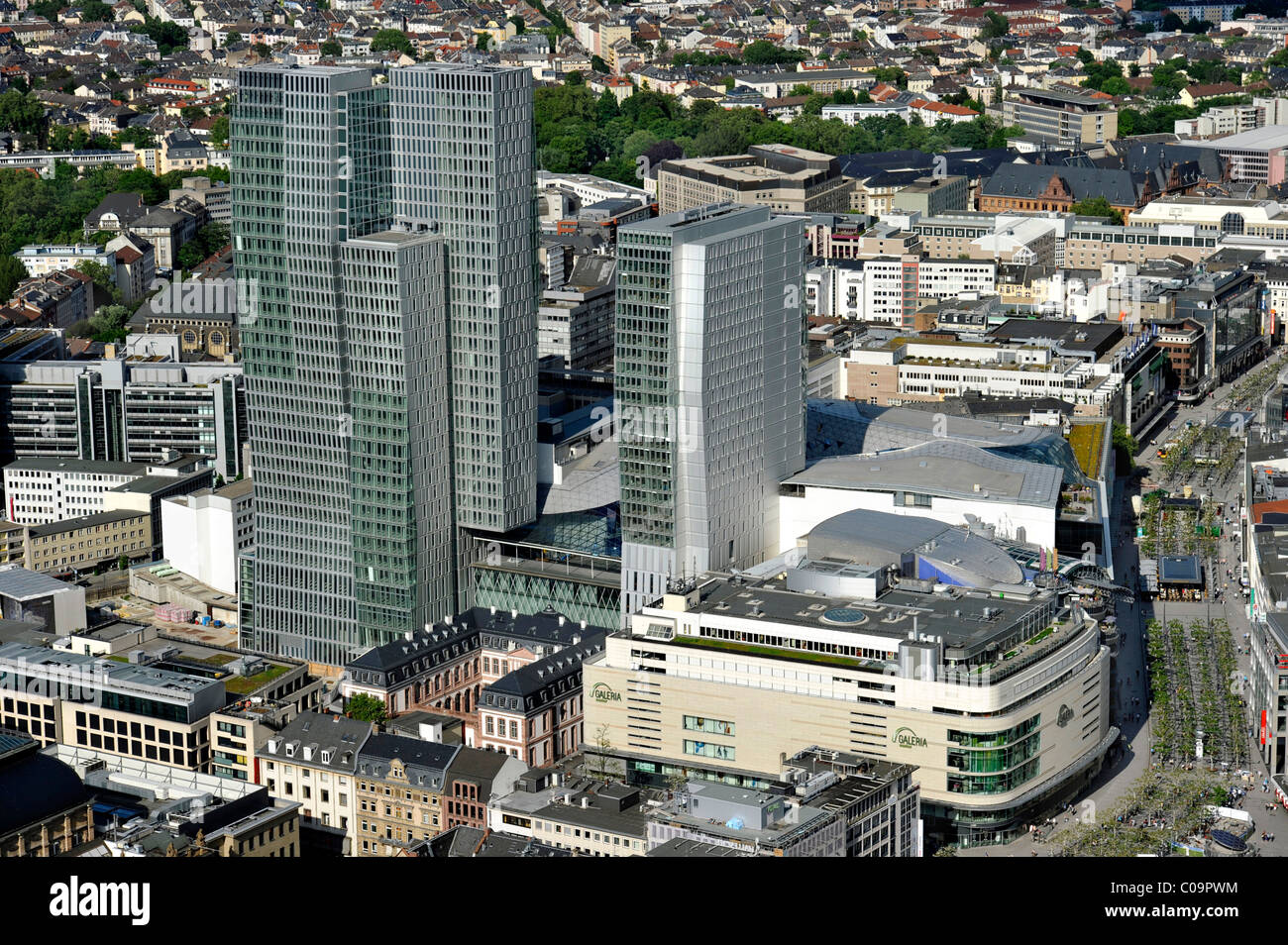 Palais Quartier Komplex, Galeria Kaufhof Abteilung Speicher, Zeil-Straße, Frankfurt Am Main, Hessen, Deutschland, Europ Stockfoto