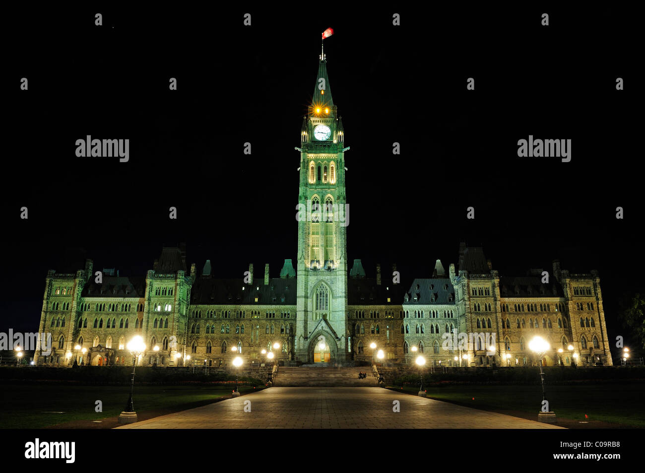 Regierungsgebäude in Ottawa, Ontario, Kanada Stockfoto