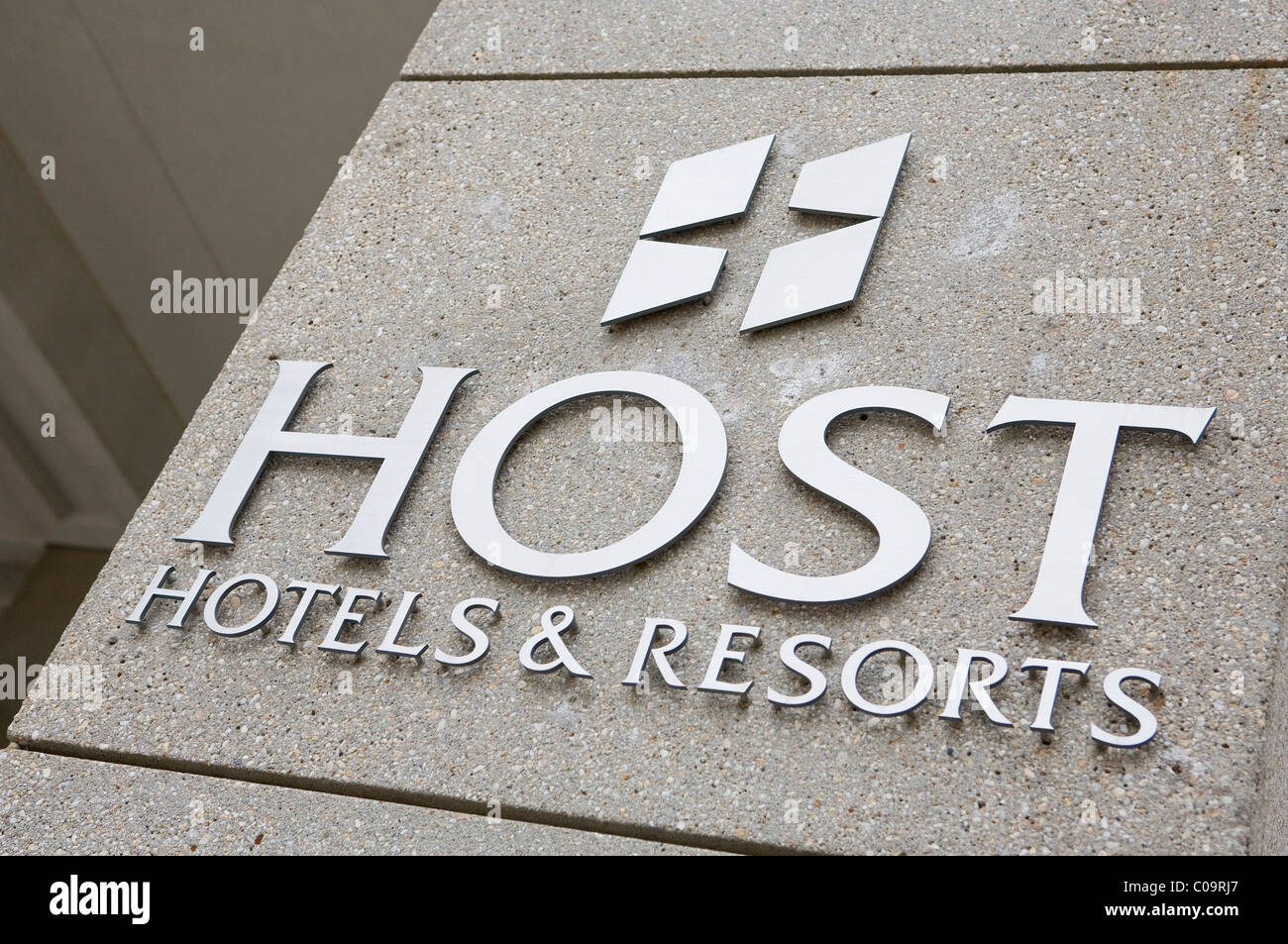 Das Hauptquartier der Host Hotels & Resorts. Stockfoto