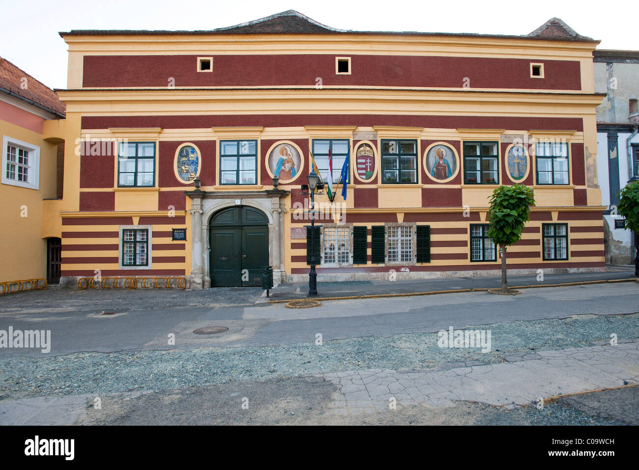 Rathaus, Varoshaza, Jurisics ter, Köszeg, Ungarn, Europa Stockfoto
