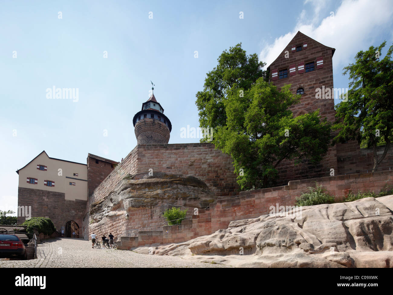 Nürnberger Burg, Nürnberg, Middle Franconia, Franken, Bayern, Deutschland, Europa Stockfoto