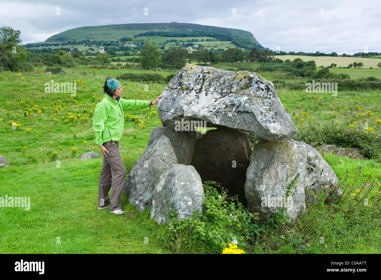 Megalithischen Gräber. Stockfoto