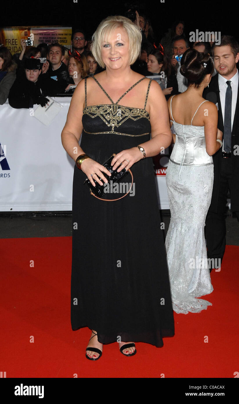 Sue Cleaver National Television Awards statt in der Royal Albert Hall - Ankünfte London, England - 31.10.07: Stockfoto