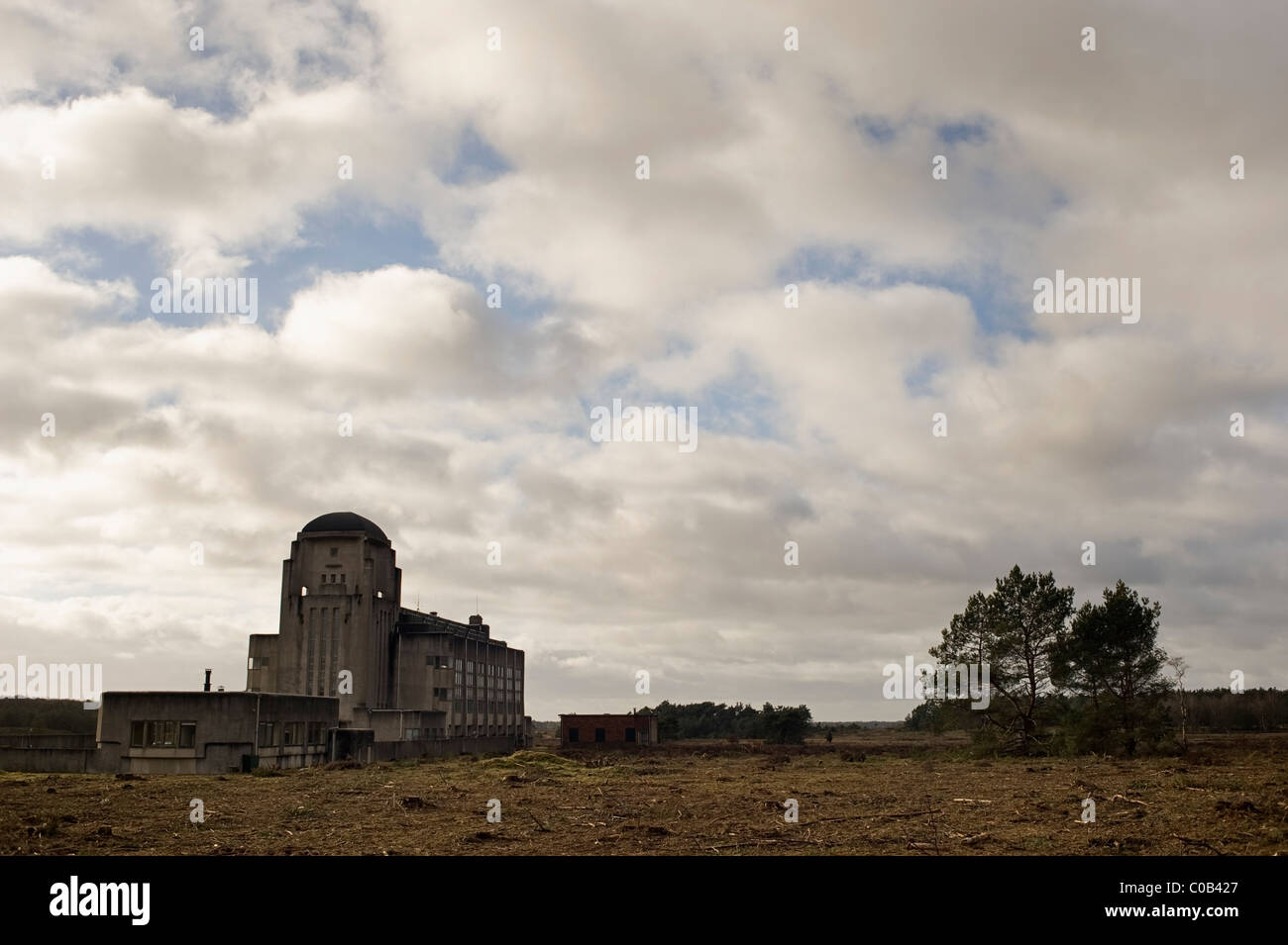 verlassene Radiosender in den Niederlanden Stockfoto