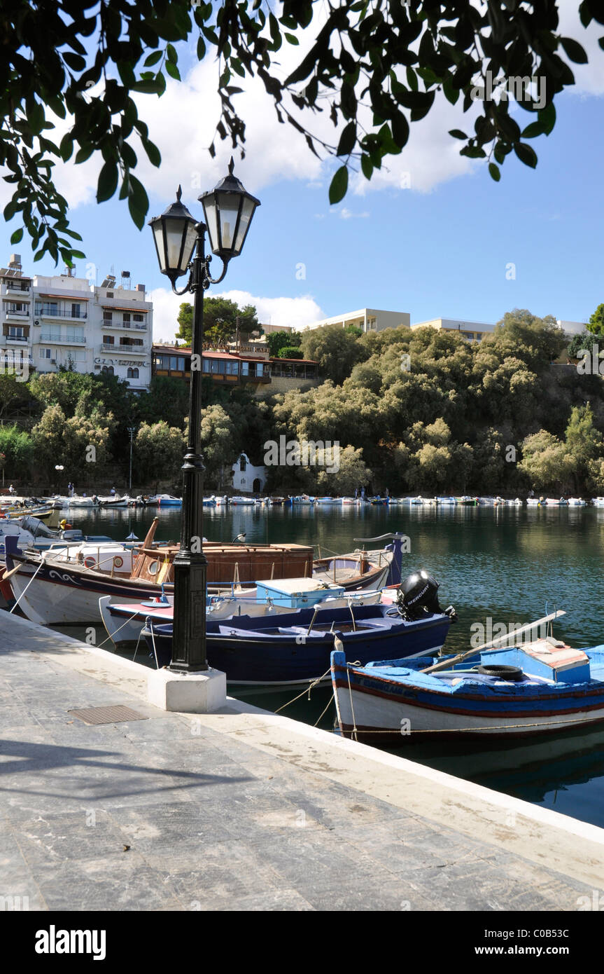 Überlieferung See, Überlieferung See, Agios Nikolaos, Crete No2 Stockfoto