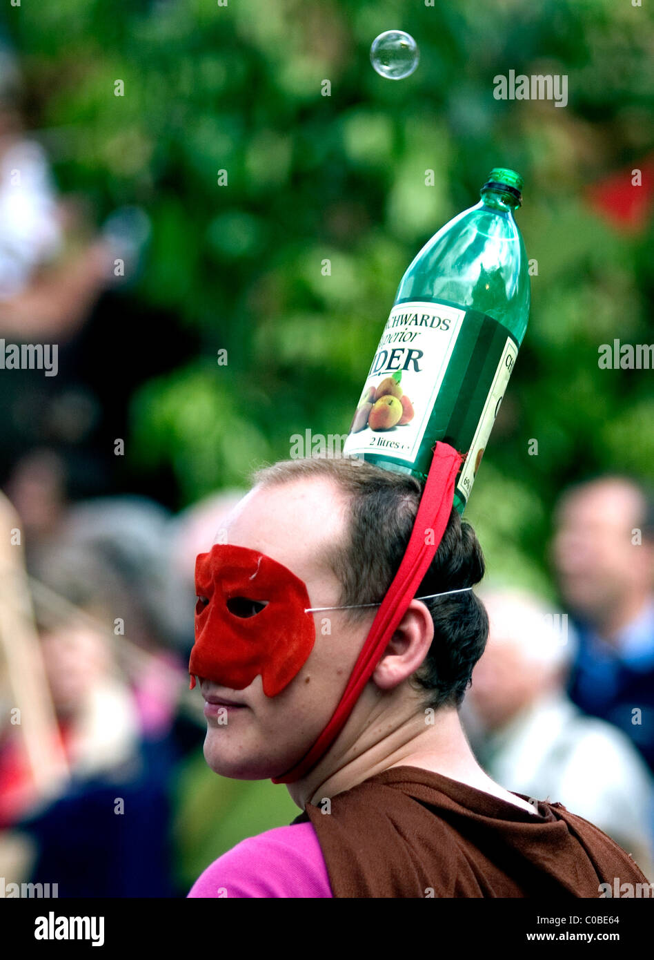 Scuttlebrook Wake-Kostüm-Parade in Chipping Campden Gloucestershire Stockfoto