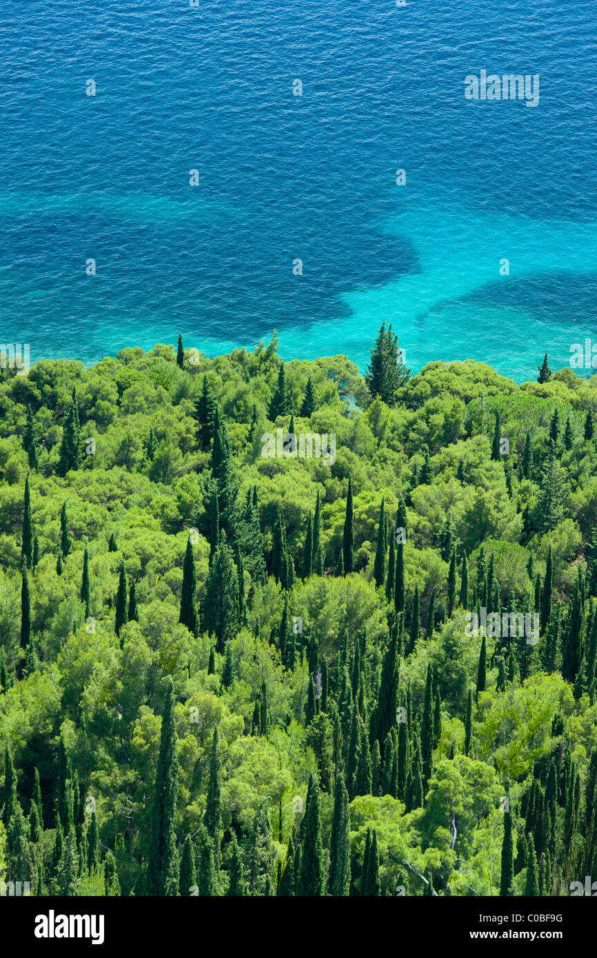 Mittelmeer - Adria-Küste, Kroatien, Orebic. Stockfoto