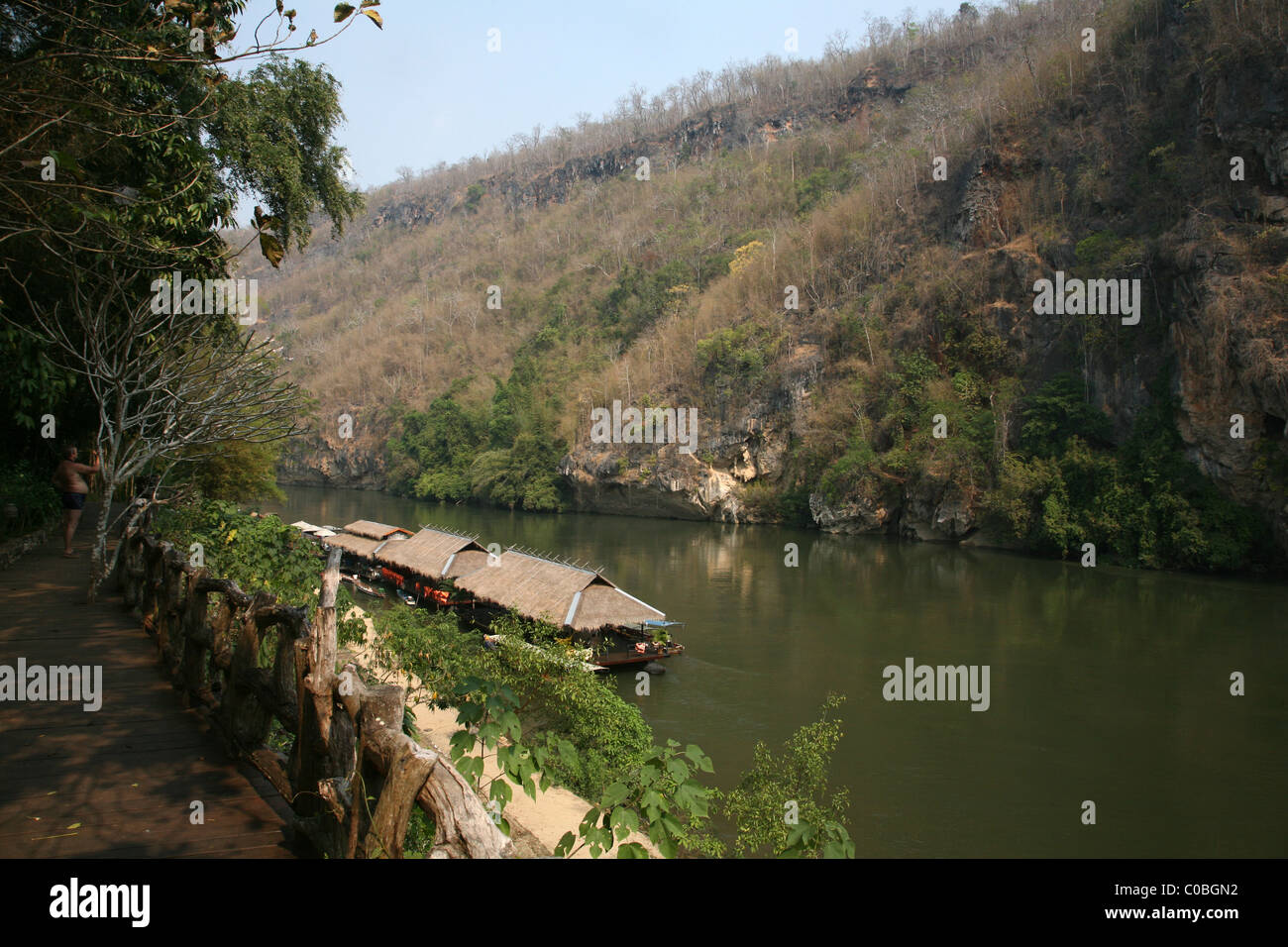 Die Natur von Thailand. River Kwai. Stockfoto