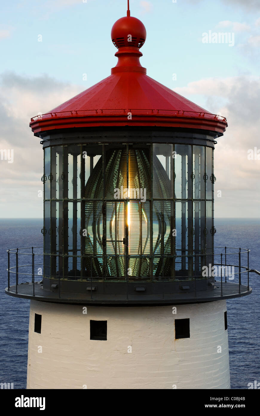 Makapu Leuchtturm Oahu Hawaii Stockfoto