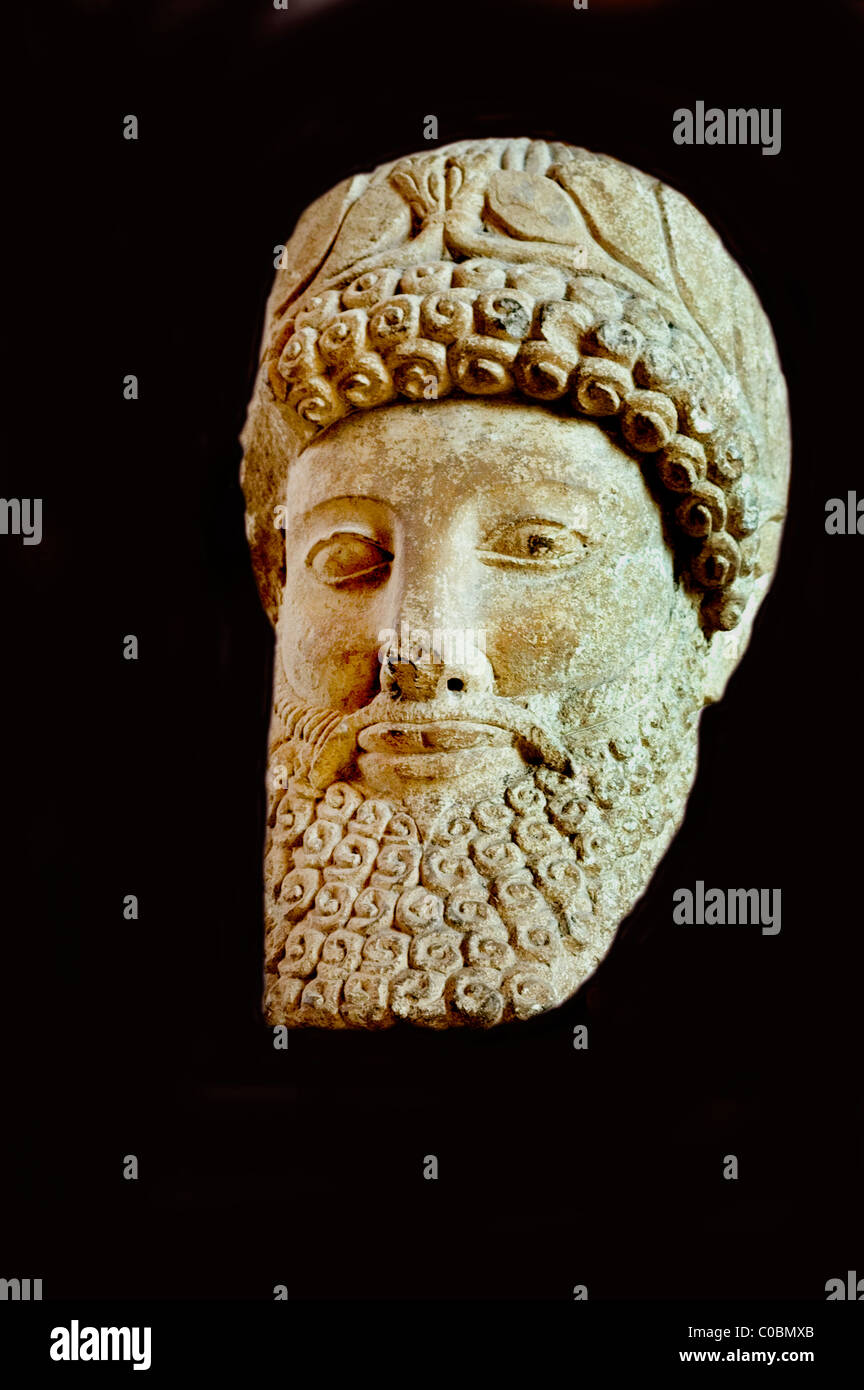 6. C. BC zypriotischen Skulptur Griechisch Griechenland Stockfoto