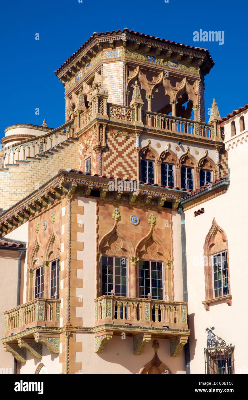 Ca d'Zan Mansion, Ringling Museum der Kunst, Sarasota, Florida, USA. Stockfoto