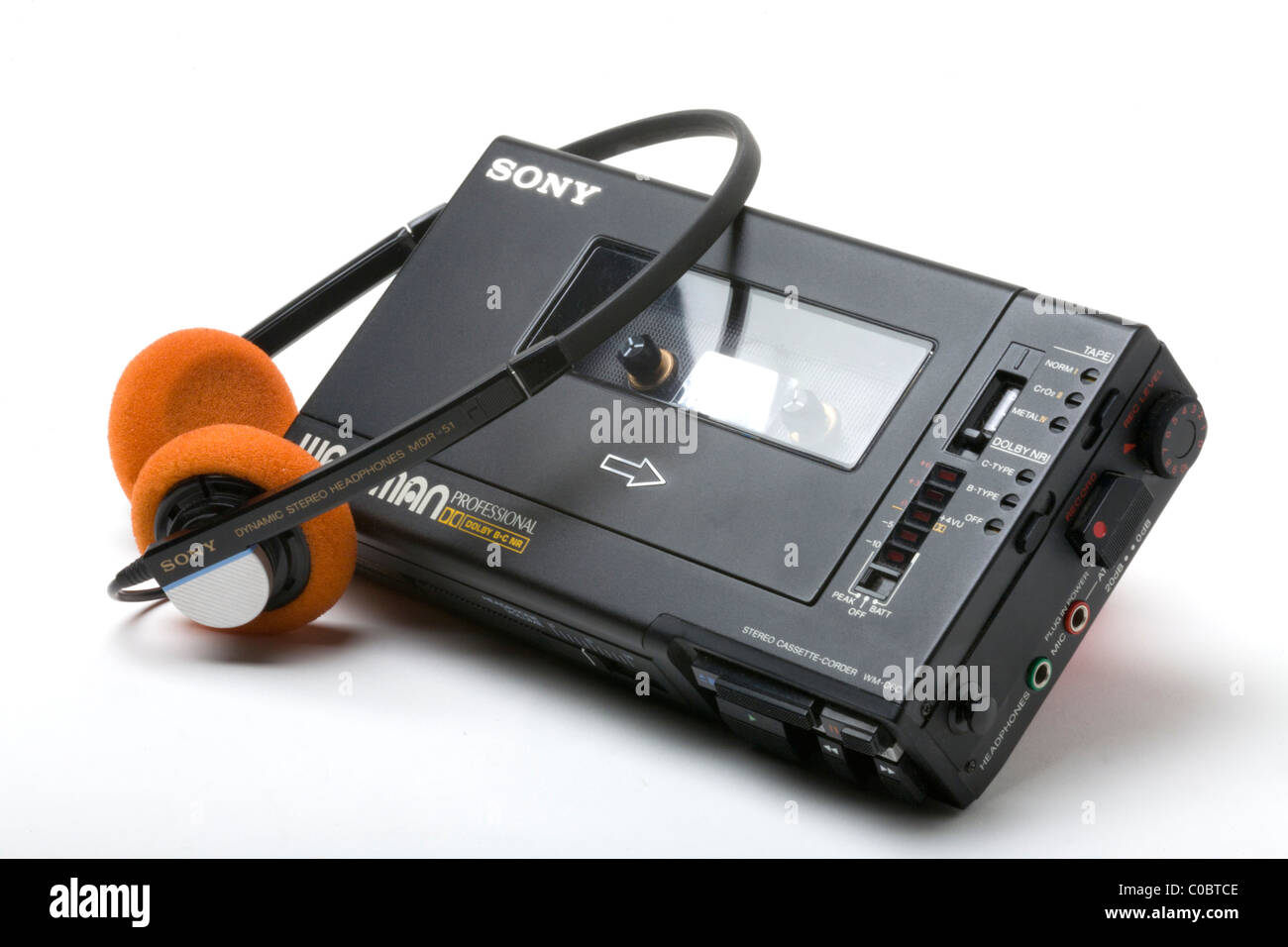 Sony Walkman persönliche Stereo Cassette Player Walkman Professional Recorder D6C Stockfoto