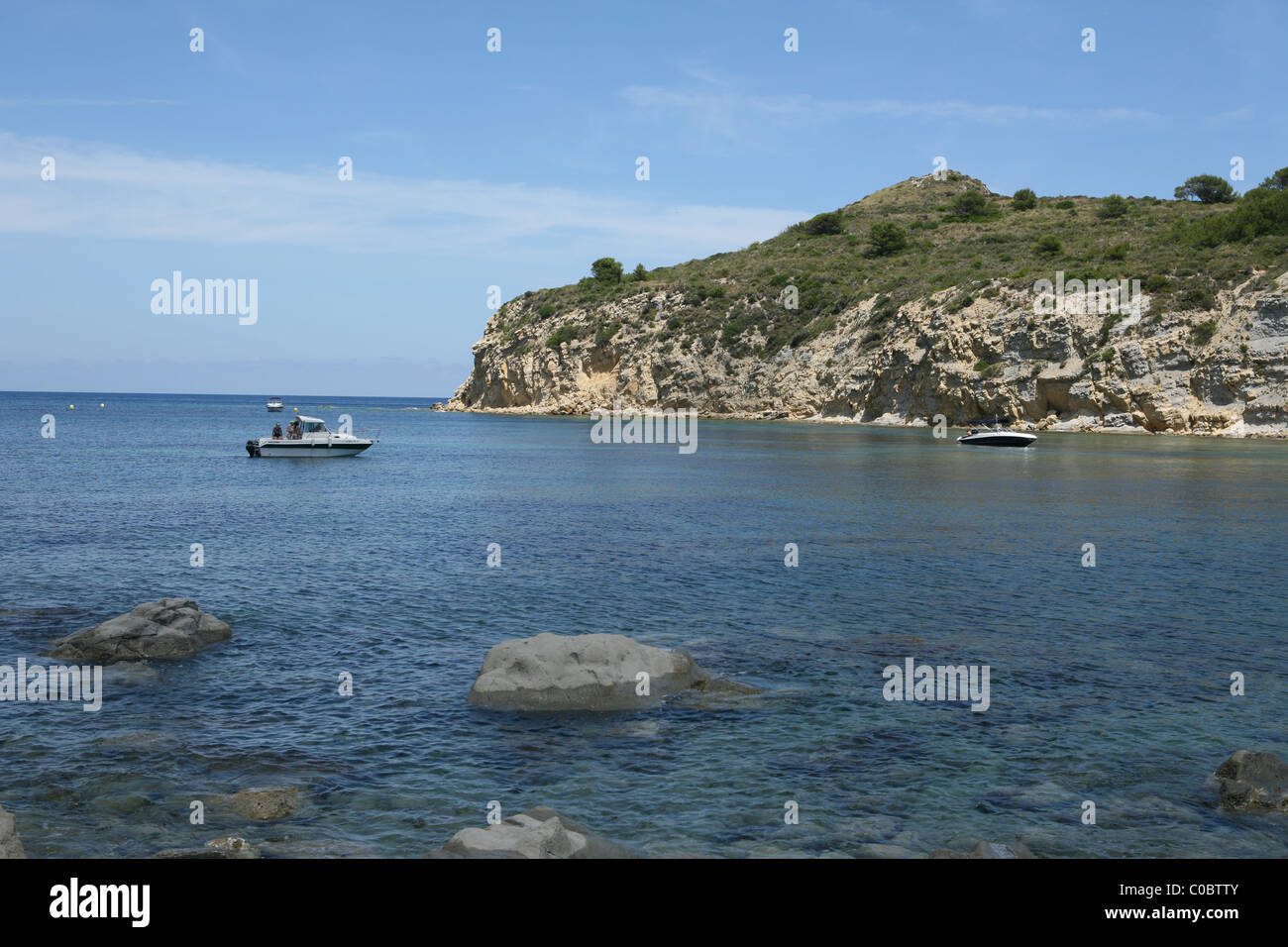 GAP Prim Nao die südliche Grenze der Bucht Xabia Javea Levante Spanien Stockfoto