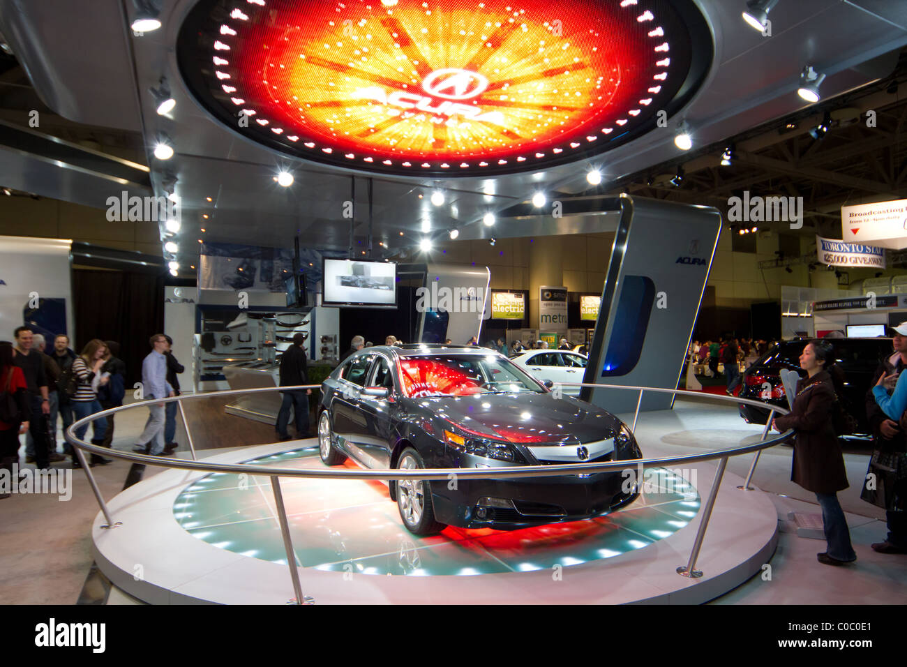 Acura Limousine Luxussportwagen anzeigen Autoshow Stockfoto