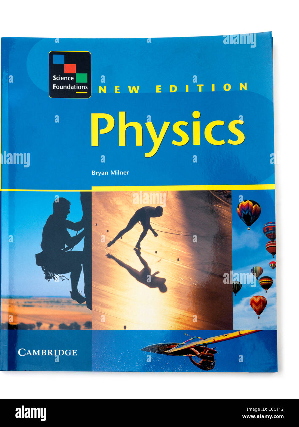 Vordere Abdeckung ein A Level Physik-Lehrbuch Stockfoto