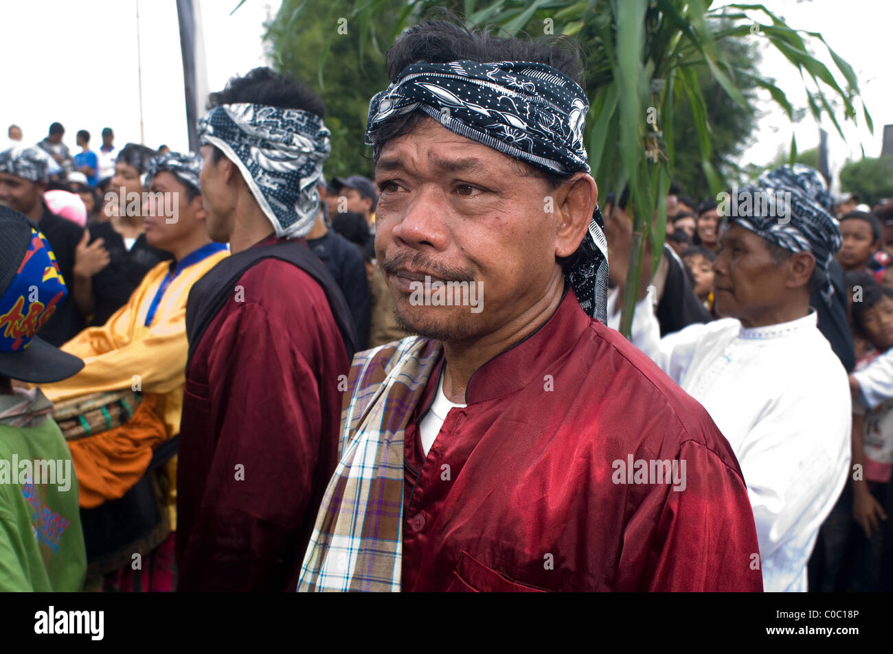 West-Java Mann Stockfoto