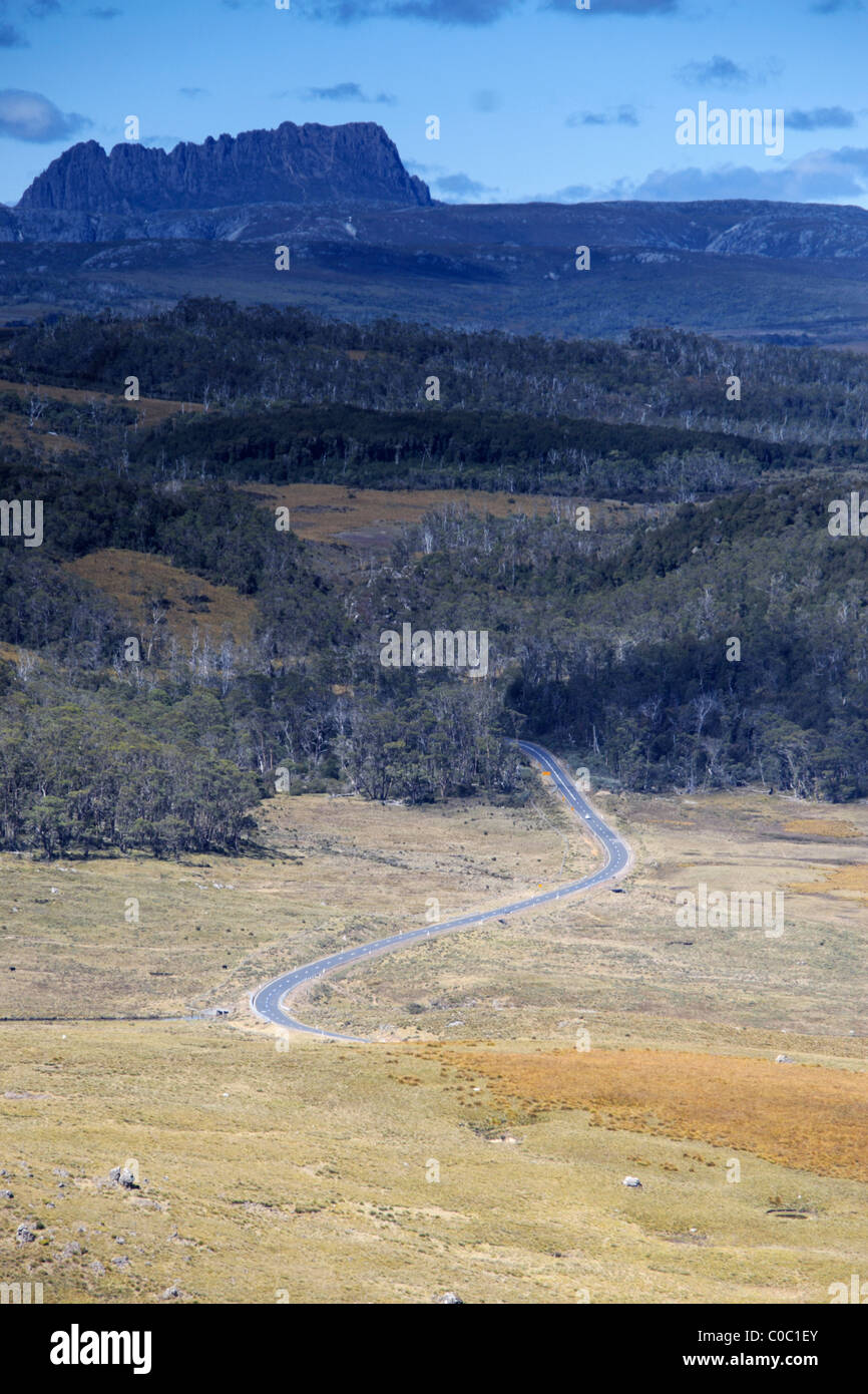 Road to Cradle Mountain. Stockfoto