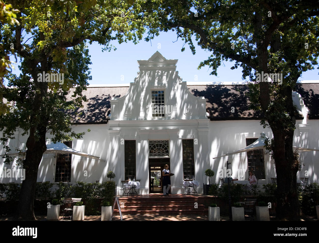 Big Easy-Restaurant in der Dorp Street in Stellenbosch im Besitz von Ernie Els Stockfoto