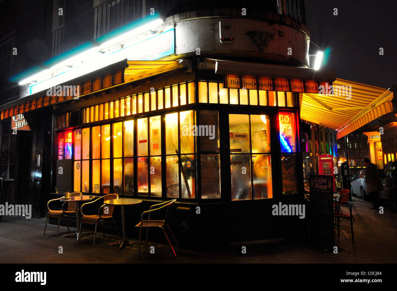 Charles Dickens Kaffeehaus auf Wellington Street, London Stockfoto