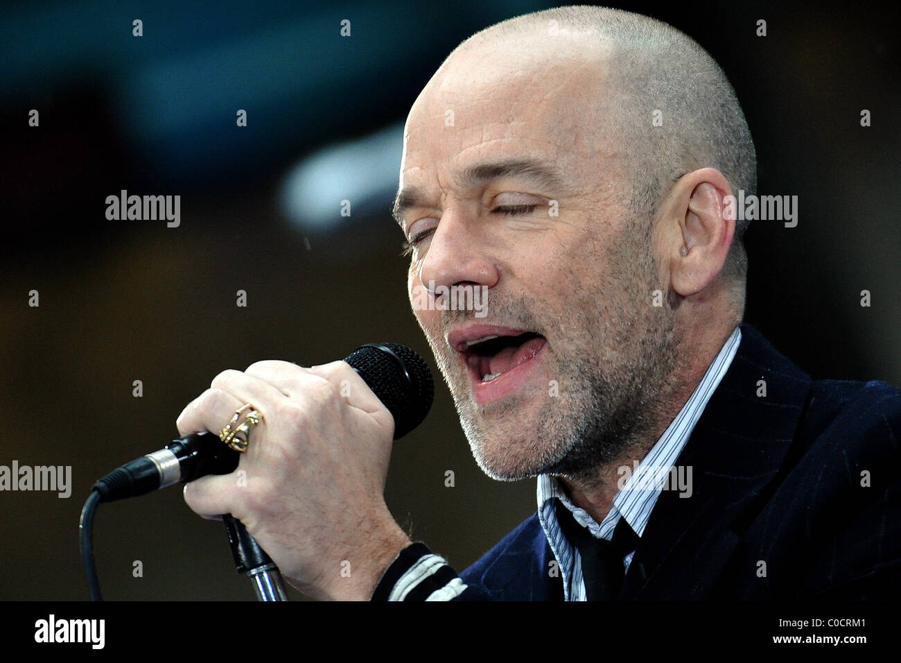 Michael Stipe R.E.M führt live auf NBC "The Today Show" Toyota