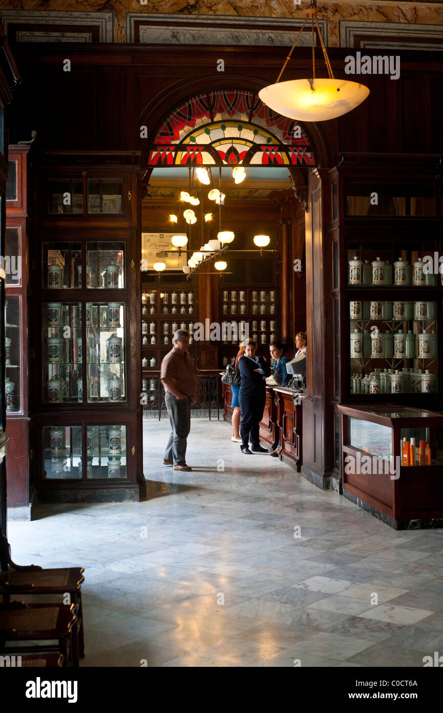 Havanna-Apotheke Altstadt Havanna Stockfoto