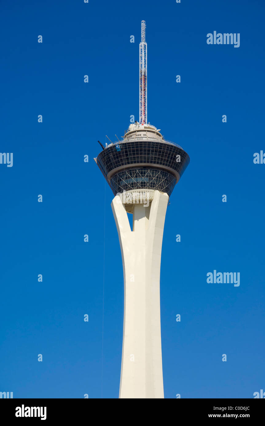 Der Stratosphere Tower Hotel Las Vegas Boulevard Las Vegas Nevada, USA Stockfoto