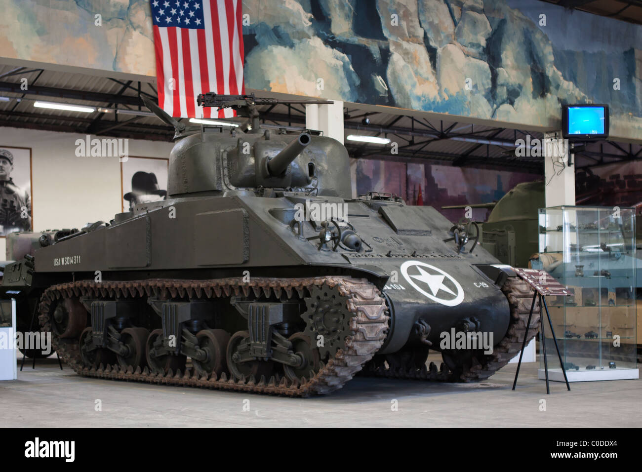 M4 Sherman-Panzer, zweiten Weltkrieg Stockfoto