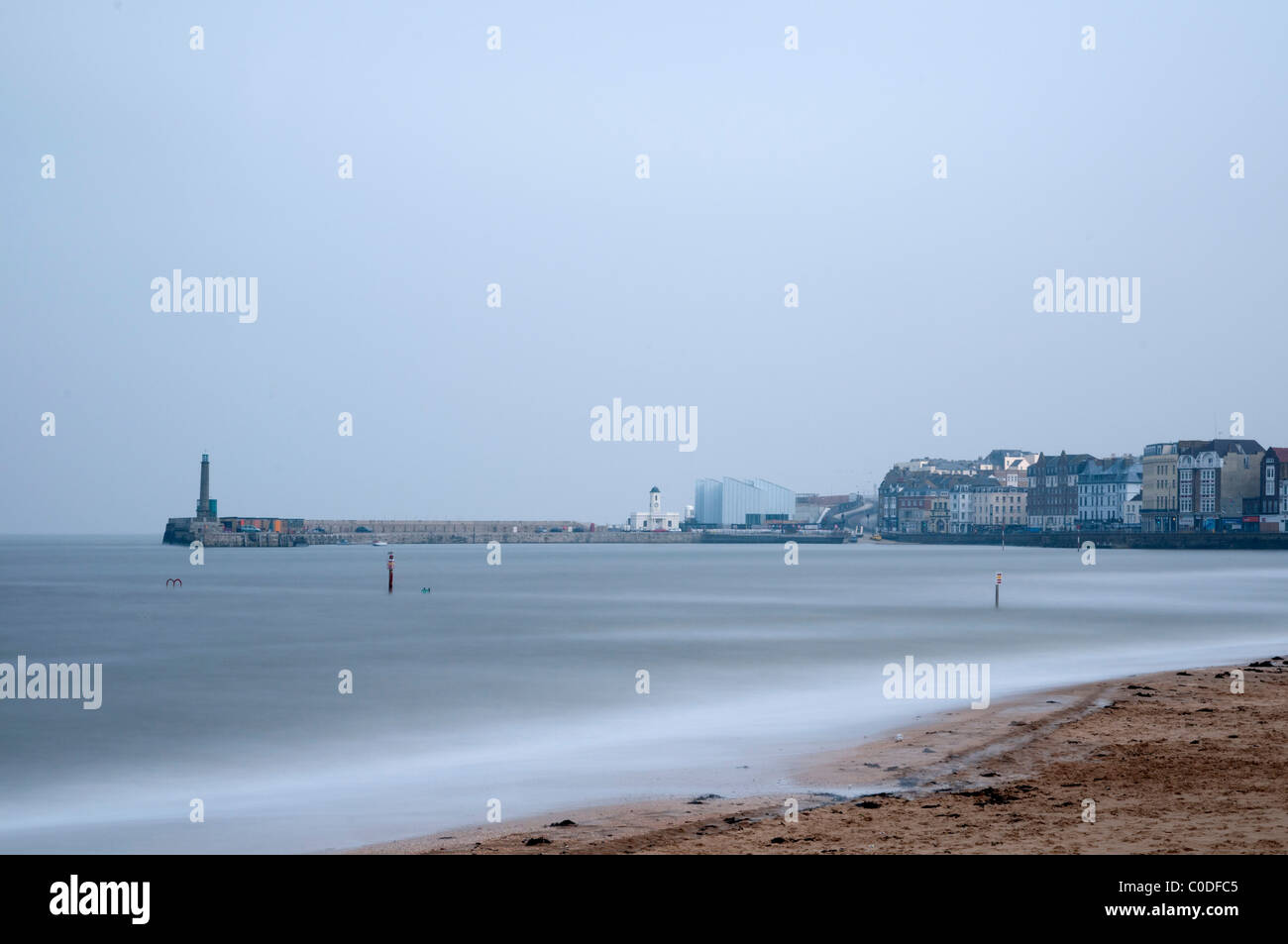 Margate Beach und Hafen Thanet Kent UK Stockfoto
