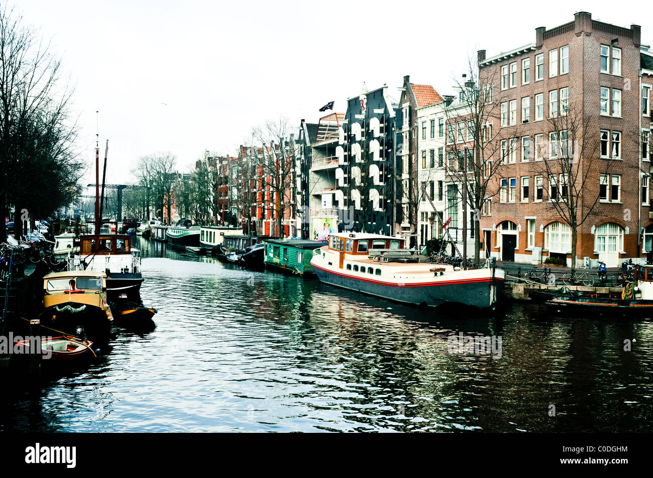 Amsterdam, Niederlande. Weihnachten 2008 Stockfoto