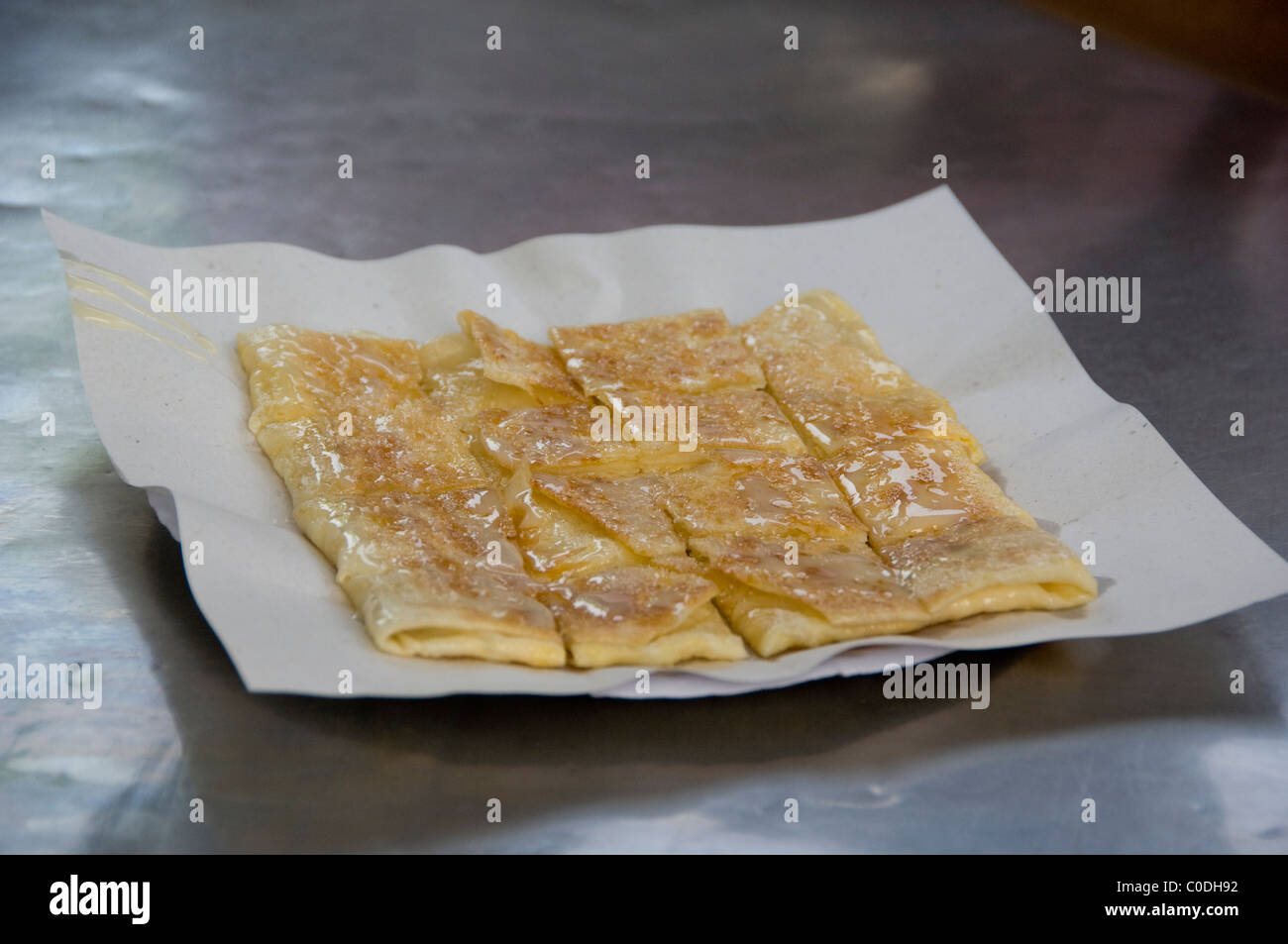 Thailand Ko Samui (aka Koh Samui). Typische Straße "Pfannkuchen" Stockfoto