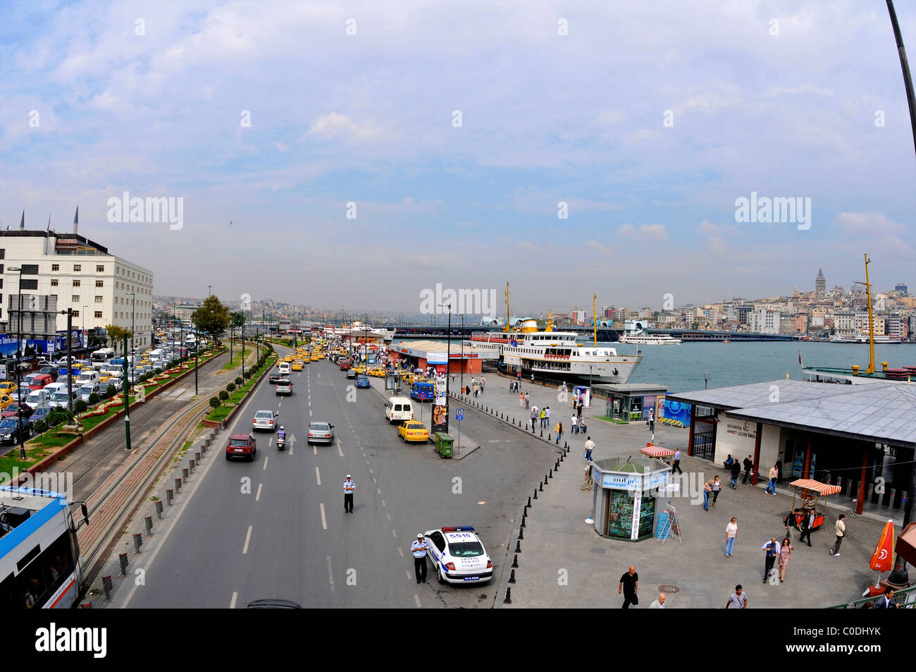 Verkehrsreichen Istanbul Rush-Hour Stockfoto