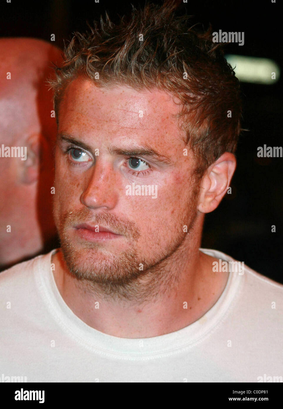 Jamie Heaslip der Leinster Rugby Team feiern ihre Magners League Titelgewinn über Newport Gwent Drachen Krystle Nachtclub Stockfoto