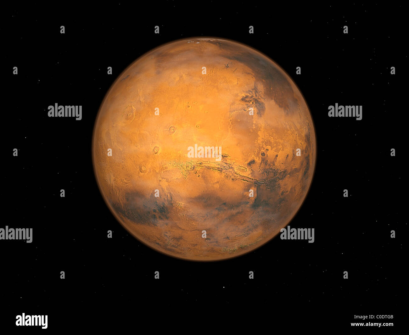 Planet Mars Stockfoto