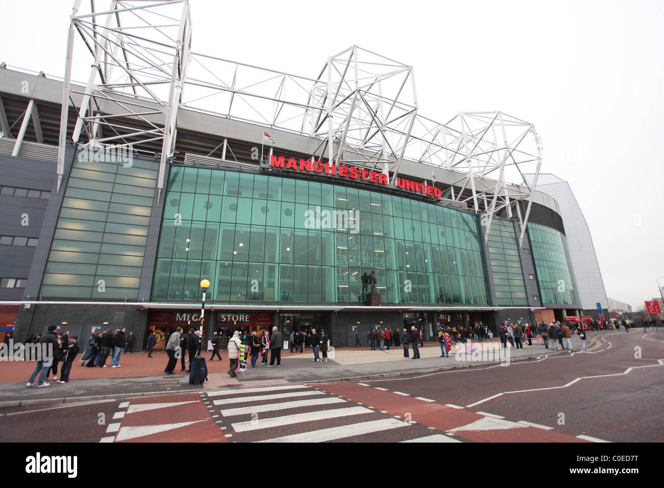 Altes Trafford Heimat des Manchester United FC. Bild von James Boardman Stockfoto