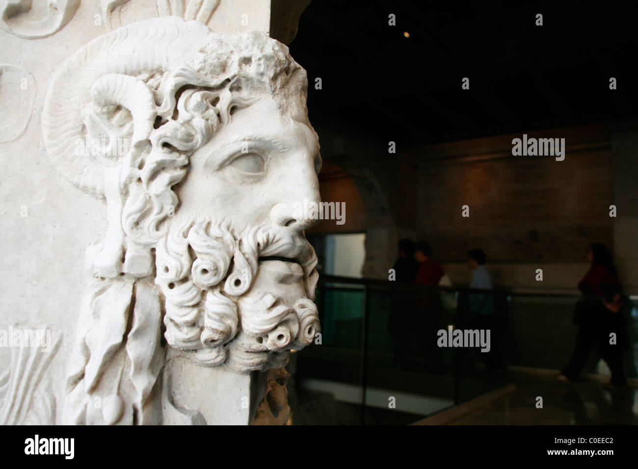 Statue im Musée Crypta Balbi in Rom Italien Stockfoto