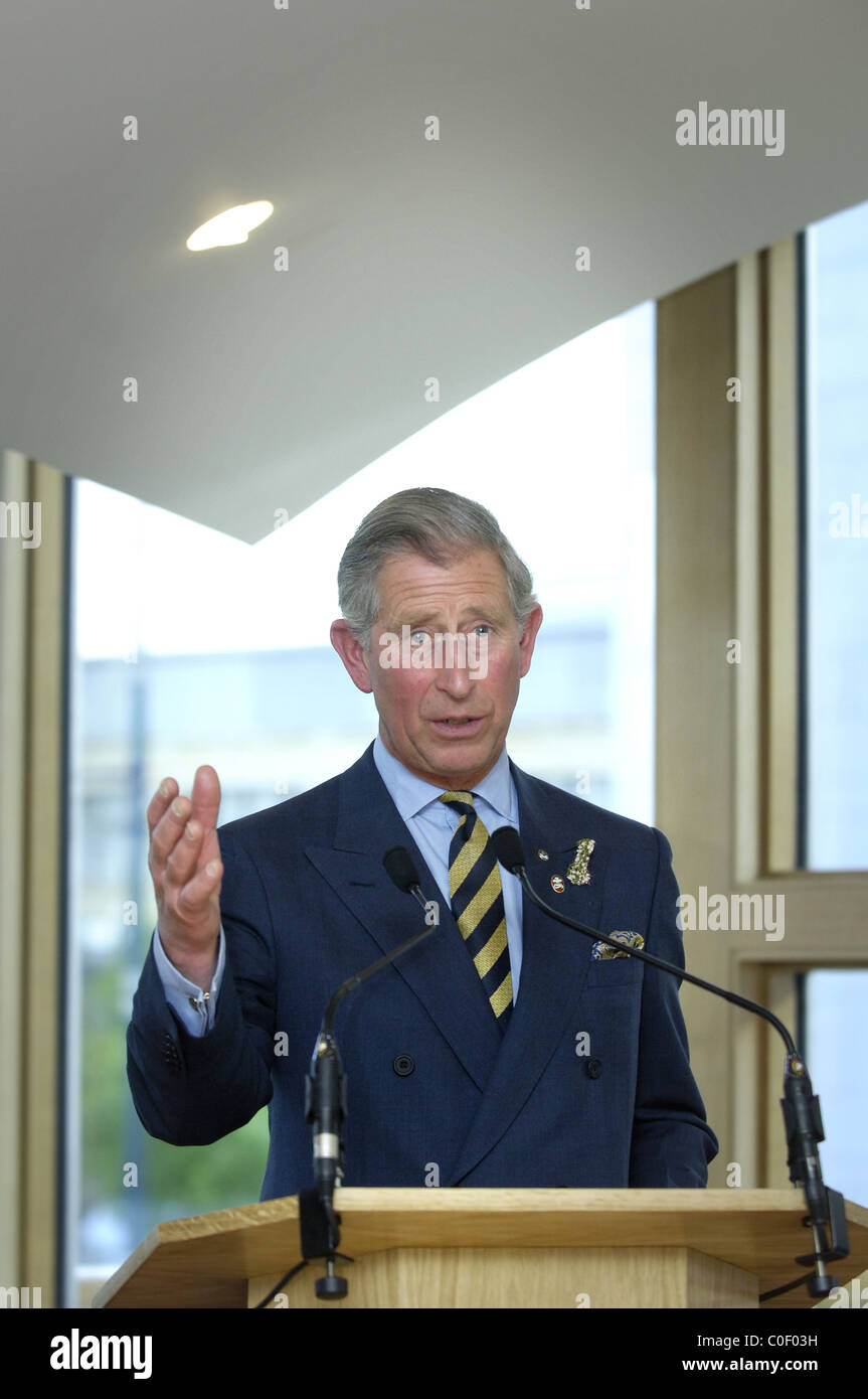 Königliche Hoheit der Prinz Charles Philip Arthur George Prince Of Wales und Earl of Chester, Herzog von Cornwall, Herzog von Rothesay Stockfoto