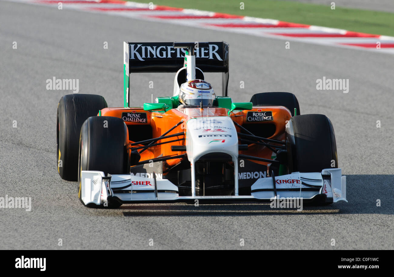 Adrian Sutil (GER) in der Force India VJM04 Formel1 Rennwagen Stockfoto