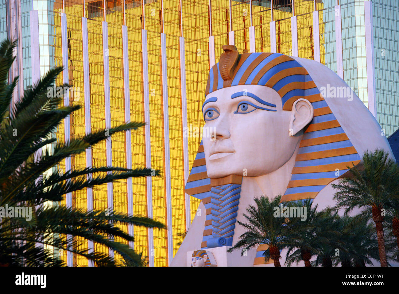 Las Vegas Fassaden Gebäude Stadtansicht Stockfoto
