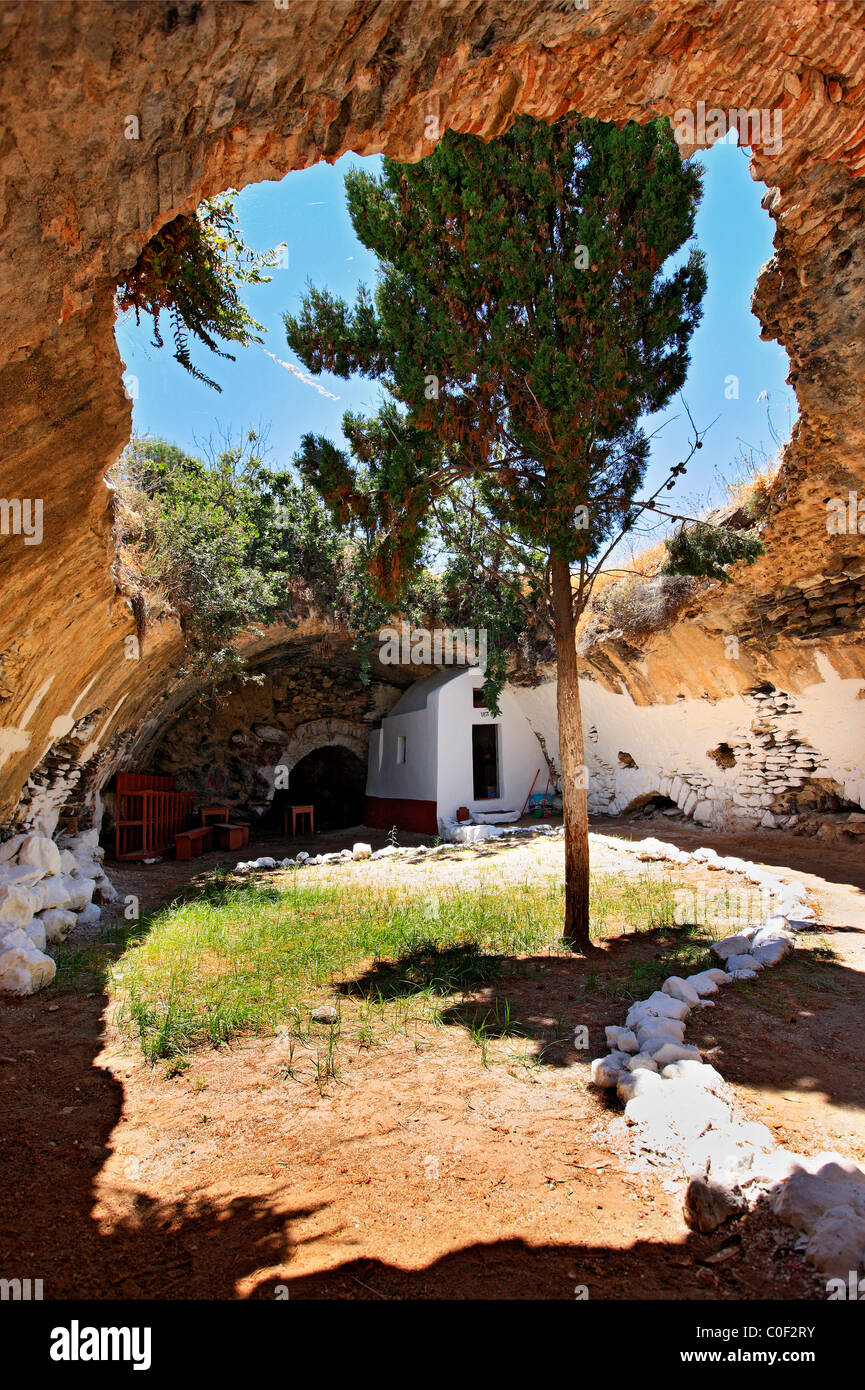 Die Kirche der Panagia Thermiani an der Stelle, wo die antike Thermen