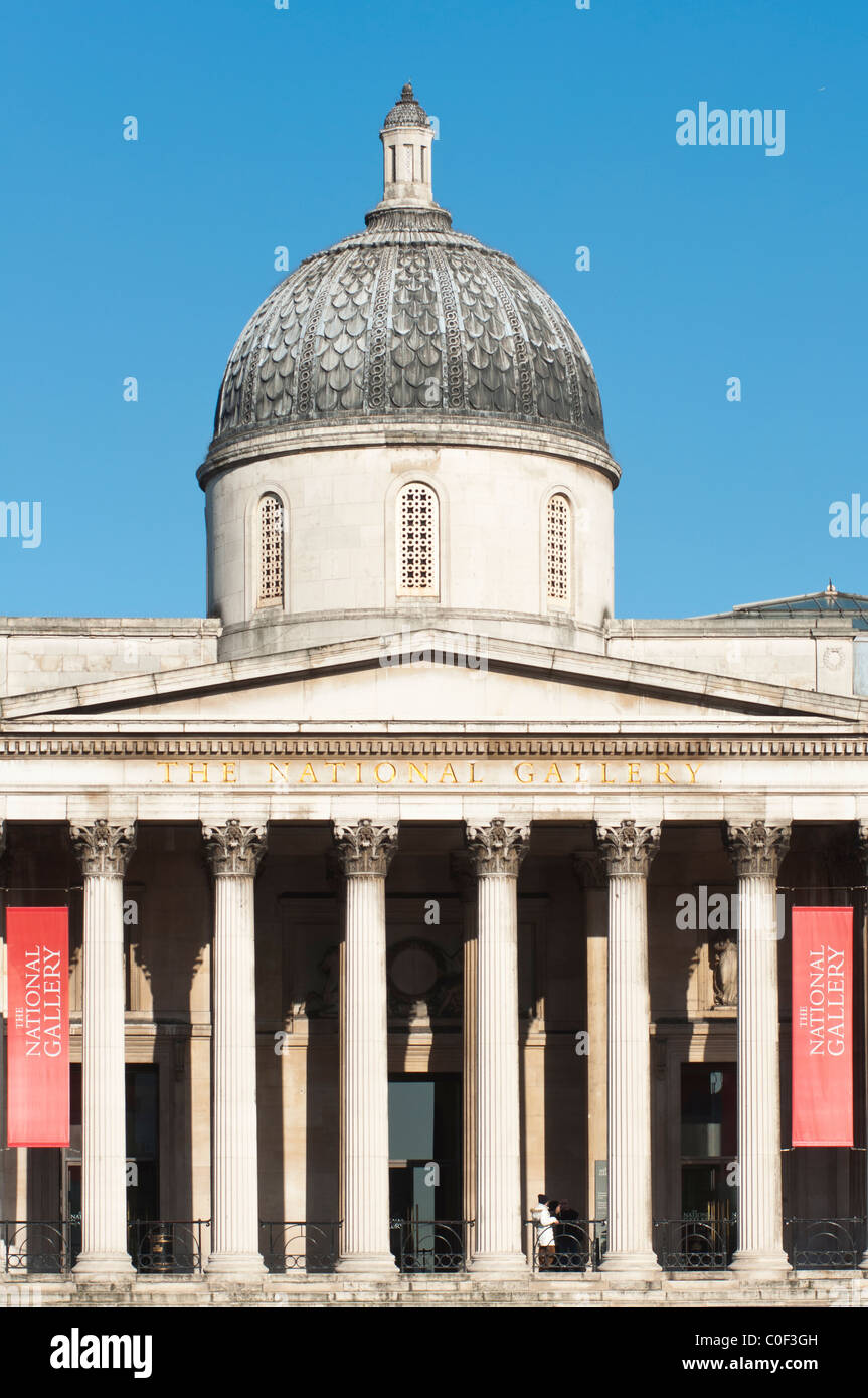 Die National Gallery, London, England. Stockfoto