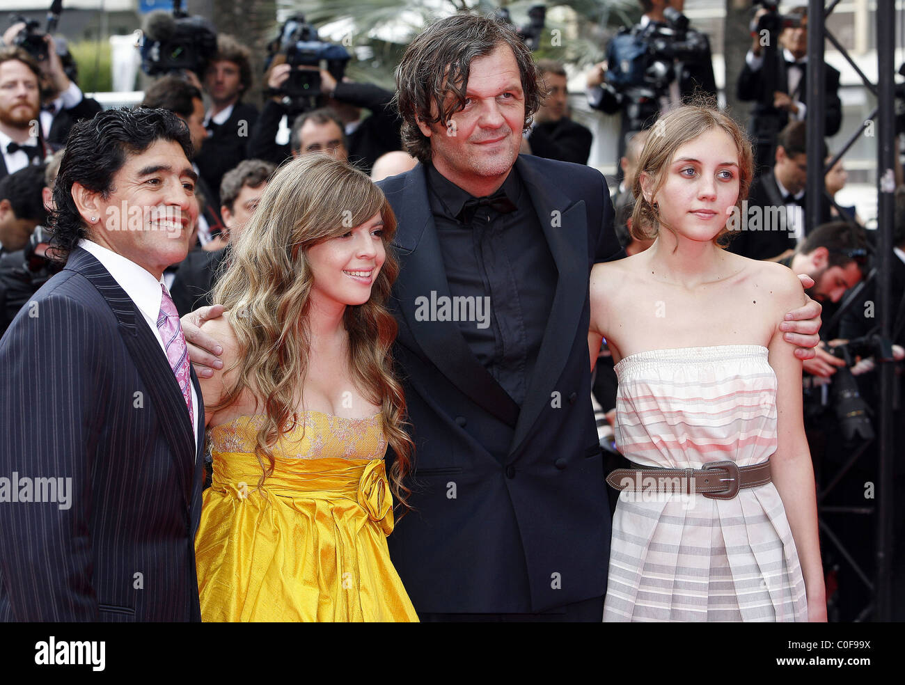 Diego Maradona, Emir Kusturica und Gäste der 2008 Cannes Filmfestival - Tag 8 'Che' - Premiere Cannes, Frankreich - 21.05.08 Stockfoto